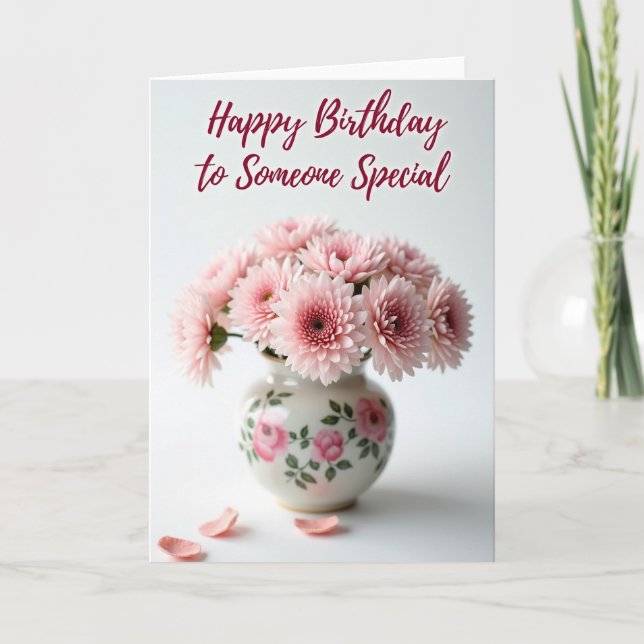 Carte d'anniversaire Pastel Blossom (Devant)