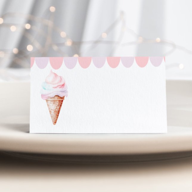 Carte d'anniversaire pastel crème glacée (Créateur téléchargé)