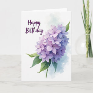 Carte d'anniversaire Pastel Serene