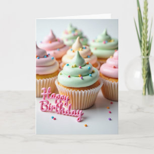 Carte d'anniversaire Pastel Treats