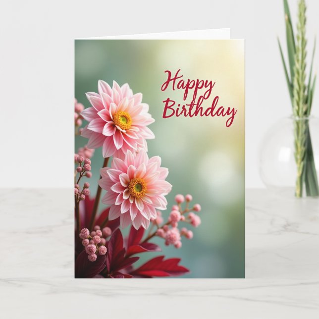 Carte d'anniversaire Pearl Bud (Devant)