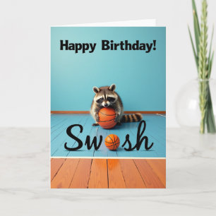 Carte d'anniversaire peinte douce