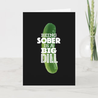 Carte d'anniversaire personnalisable Big Dill Sobe