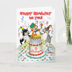 Carte d'anniversaire personnalisable - Fête d'anni