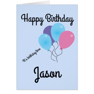 Carte d'anniversaire personnalisée