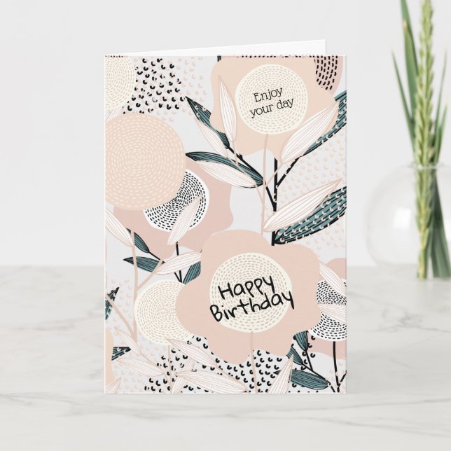 Carte d'anniversaire personnalisée (Devant)