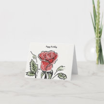 Carte d'anniversaire personnalisée