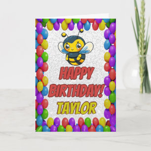 Carte d'anniversaire personnalisée amusante en for