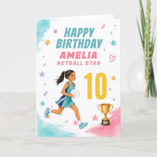 Carte d'anniversaire personnalisée avec âge et nom