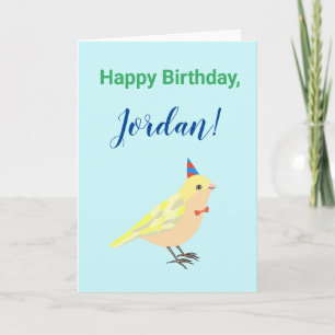 Carte d'anniversaire personnalisée avec carte de n
