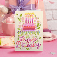 Carte d'anniversaire personnalisée avec logo et gâ
