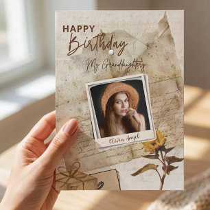 Carte d'anniversaire personnalisée avec photo de g