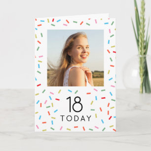 Carte d'anniversaire personnalisée avec photo et t