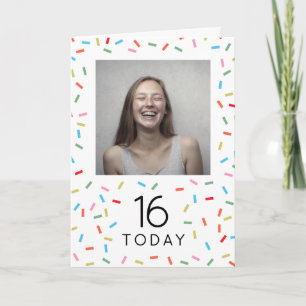 Carte d'anniversaire personnalisée avec photo et t