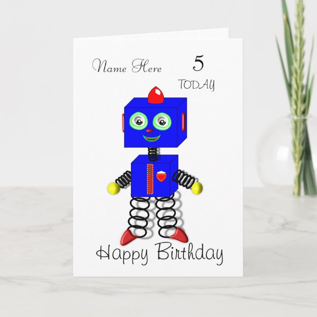 Carte d'anniversaire personnalisée de l'enfant (Devant)