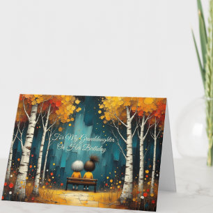 Carte d'anniversaire personnalisée Grandgirl & Gra