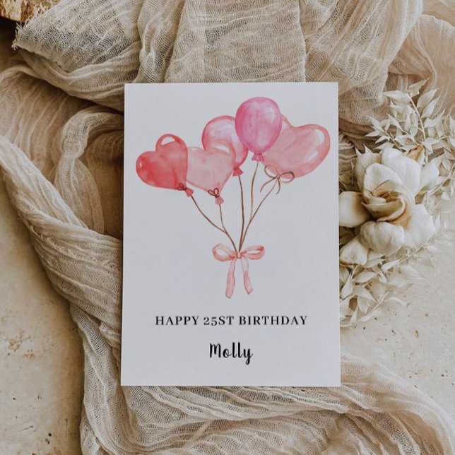 Carte d'anniversaire personnalisée Joyeux Annivers (Personalised Happy Birthday Card)