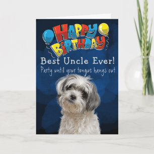 Carte d'anniversaire personnalisée Meilleur oncle 