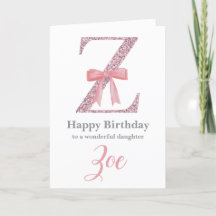 Carte d'anniversaire personnalisée pour elle - Let