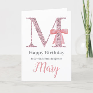 Carte d'anniversaire personnalisée pour elle - Let
