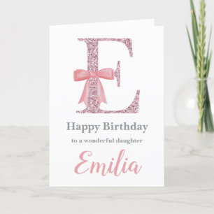 Carte d'anniversaire personnalisée pour elle - Let