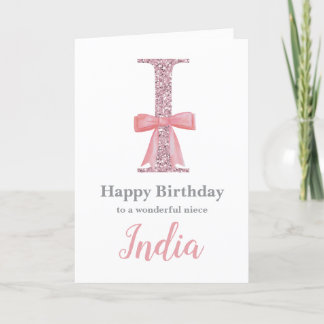 Carte d'anniversaire personnalisée pour elle - Let