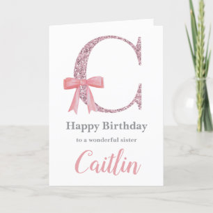 Carte d'anniversaire personnalisée pour elle - Let