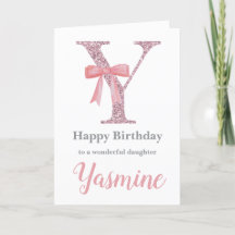 Carte d'anniversaire personnalisée pour elle - Let