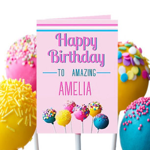 Carte d'anniversaire personnalisée pour enfant