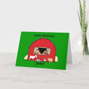 Carte d'anniversaire personnalisée pour enfant ave