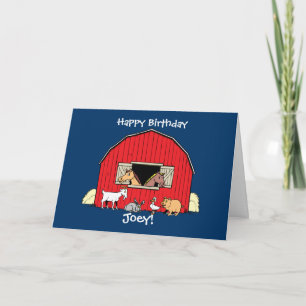 Carte d'anniversaire personnalisée pour enfant ave