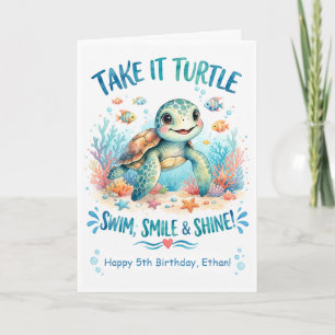 Carte d'anniversaire personnalisée pour enfants -