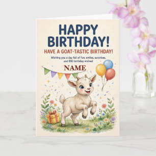 Carte d'anniversaire personnalisée pour enfants av