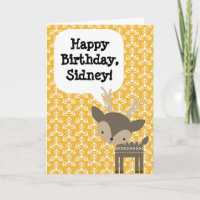 Carte d'anniversaire personnalisée pour enfants Ce
