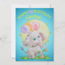 Carte d'anniversaire personnalisée pour fille de t