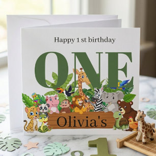 Carte d'anniversaire personnalisée pour garçons –