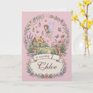 Carte d'anniversaire personnalisée pour jardin de
