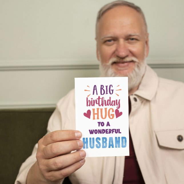 Carte d'anniversaire personnalisée pour mari (Créateur téléchargé)