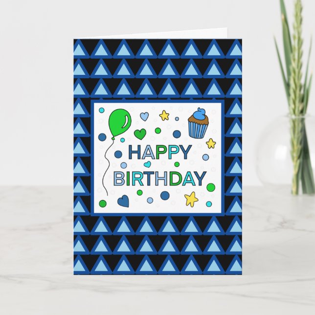 Carte d'anniversaire personnalisée pour Nephew (Devant)
