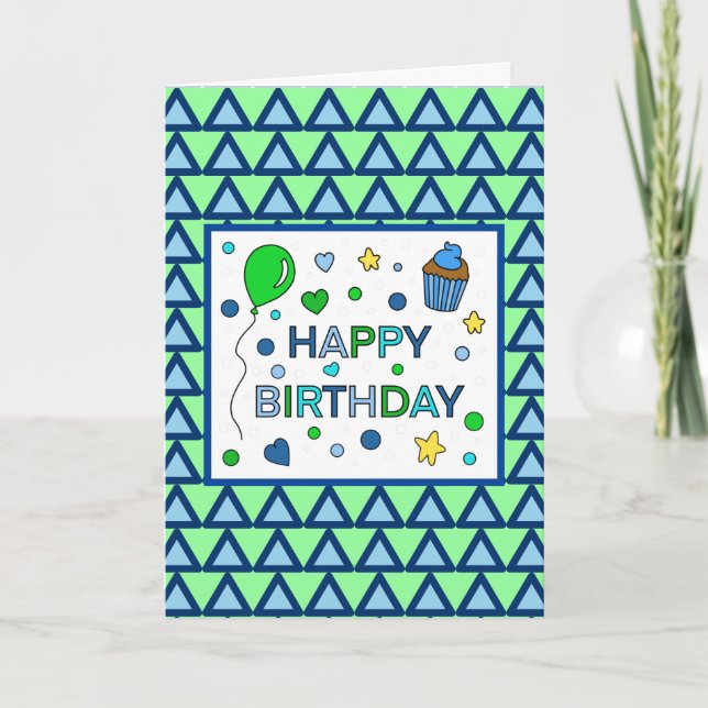 Carte d'anniversaire personnalisée pour oncle (Devant)