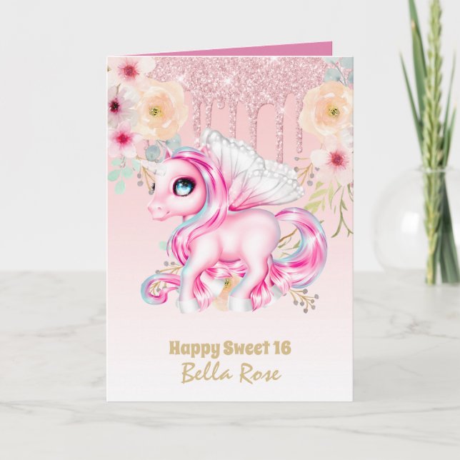 Carte d'anniversaire personnalisée pour une Sweet  (Devant)