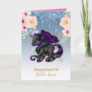 Carte d'anniversaire personnalisée pour une Sweet 