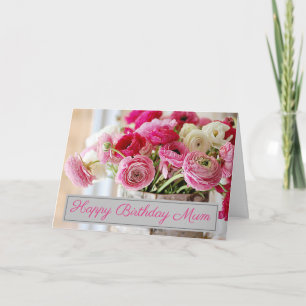 Carte d'anniversaire personnalisée - Shabby Chic B