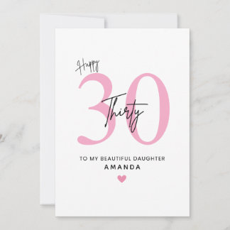 Carte d'anniversaire personnalisée simple pour fil