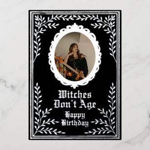 carte d'anniversaire personnalisée sorcières ne vi