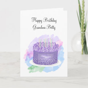 Carte d'anniversaire personnelle joyeuse pour elle