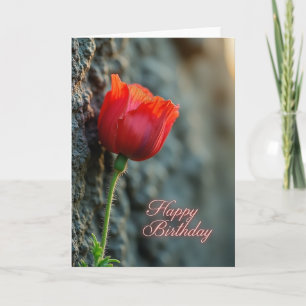 Carte d'anniversaire Pétales Lumineux
