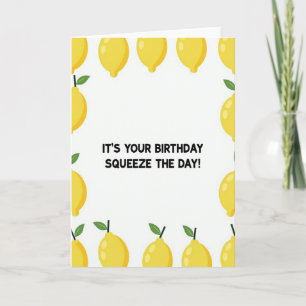 Carte d'anniversaire pétillante