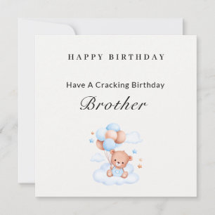 Carte d'anniversaire petit frère