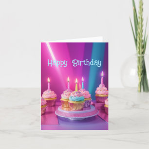 Carte d'anniversaire petite, 10 x 14 cm